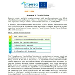 INBETS Newsletter 2: Transfer Models